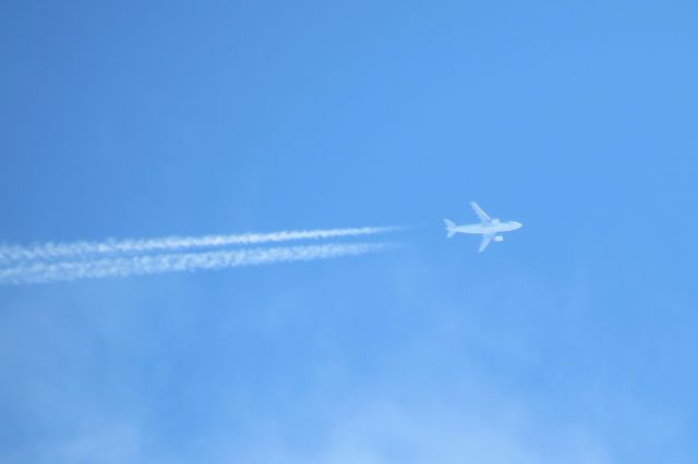 Airbus A310 (C-GFAT) - Operating TSC318 Calgary-Puerto Vallarta. Seen over San Diego. Down in San Diego, A310s are rarely seen, and to have a passenger A310 fly over from Canada was really cool.