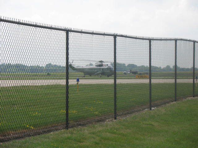 Sikorsky Sea King (MARINEONE) - This aircraft, a Sikorsky VH-3D Sea King, more commonly known as "Marine One" when under way with the President of the United States,  was returning to DuPage Airport after a training mission in preparation for the arrival of President Obama the next day.  Taken August 1, 2011.