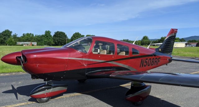 Piper Cherokee (N508RF) - First flight of N508RF.  Formerly N84154 before full restoration.