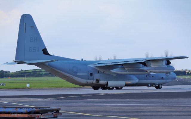 Lockheed C-130 Hercules (16-6511) - usm kc-130j 166511 arriving in shannon this evening 17/8/15.