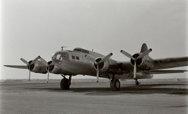 Boeing B-17 Flying Fortress — - Taken at the old Flying Tiger Field, 39TA, at Taco, Texas in 1973.