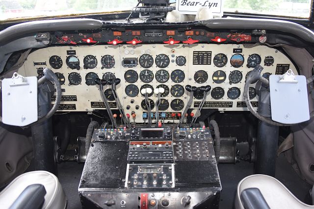 Douglas C-54 Skymaster (N500EJ) - 07-18-24. The business end of the DC-4/C-54D. Aircraft built in 1945 at Orchard Field in Chicago in 1945. S/N 43-17728