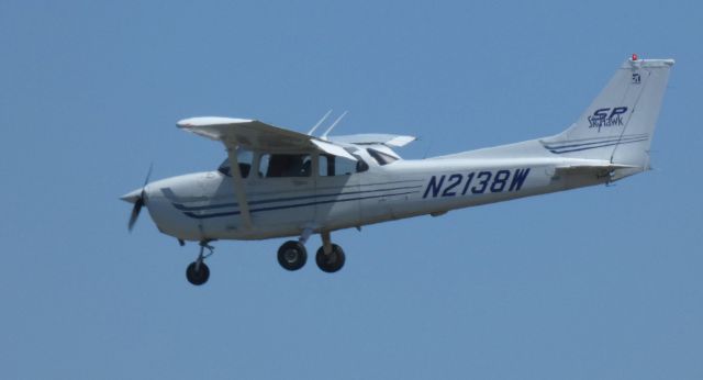 Cessna Skyhawk (N2138W) - On final is this 2003 Cessna Skyhawk 172SP in the Spring of 2021.