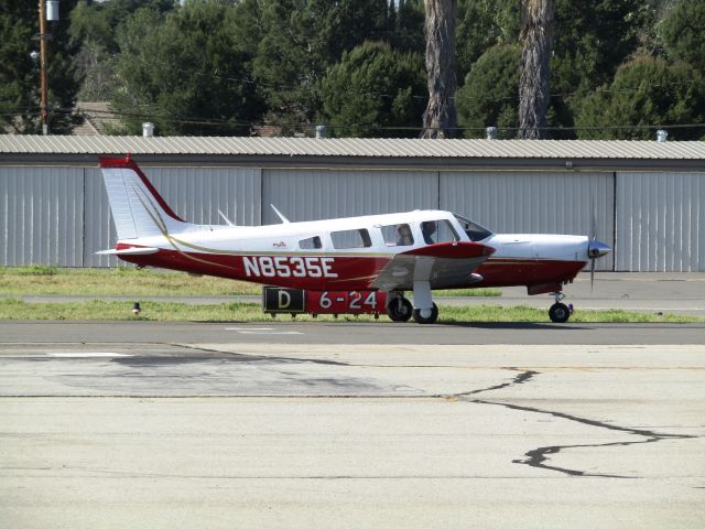 Piper Saratoga/Lance (N8535E) - Taxiing to RWY 24