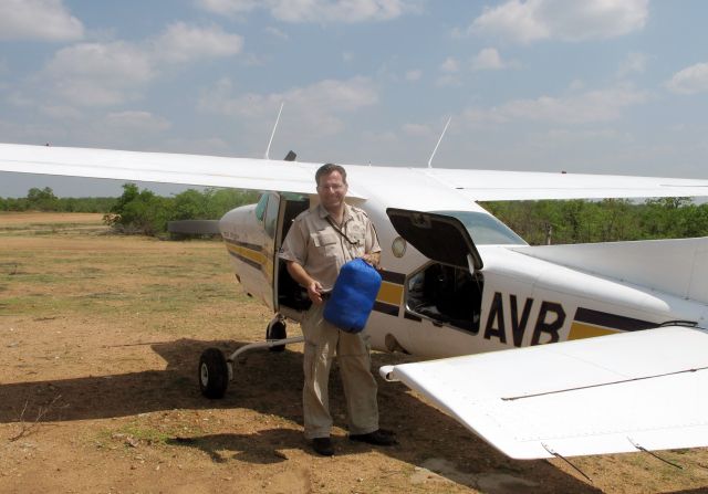 Cessna Centurion (ZS-AVB) - Ingwelala, South Africa.