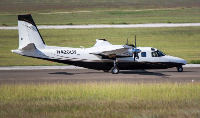 Aero U-9 Commander 680 Super (N420LW) - Starting takeoff role for departure to Paramaribo