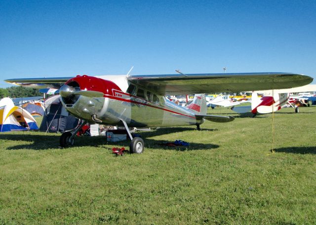 Cessna 190 (N8266R) - At AirVenture 2016.  Cessna 195