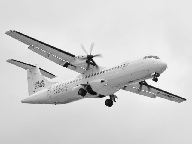 ATR ATR-72 (C-FMKJ) - Out spotting and experimenting with my camera on an overcast day.