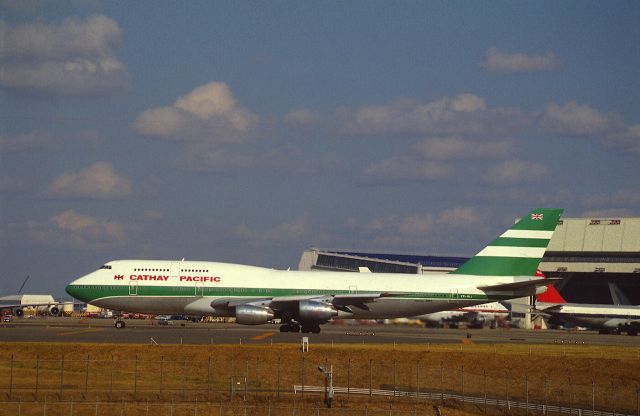 BOEING 747-300 (VR-HIJ) - Departure at Narita Intl Airport Rwy34 on 1988/11/28