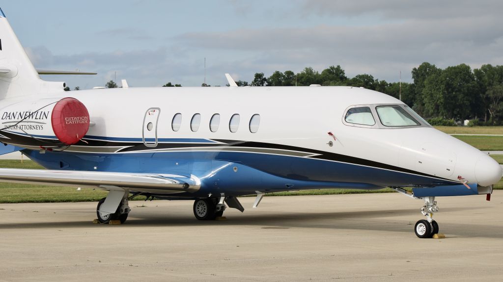 Cessna Citation Latitude (N444DN) - Dan Newlin’s Latitude resting on the ramp before making its way back to Orlando. 7/8/23. 