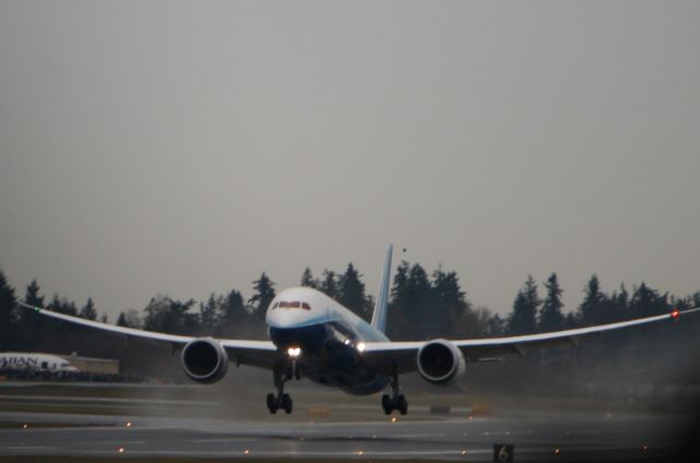 N787BA — - Shes up!  787 maiden flight 12-15-09 from KPAE to KBFI.