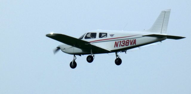 Piper Cherokee (N138VA) - On short final is this brand new Piper PA-28-181 Archer Pilot 100i Cherokee Archer in the Summer of 2023.