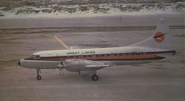 CONVAIR CV-580 (C-GDTD) - scanned from postcardbr /Great Lakes Airlines