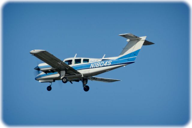 Beechcraft Duchess (N1804S) - February 2015 - Photo taken from Col Joe Kittinger Park