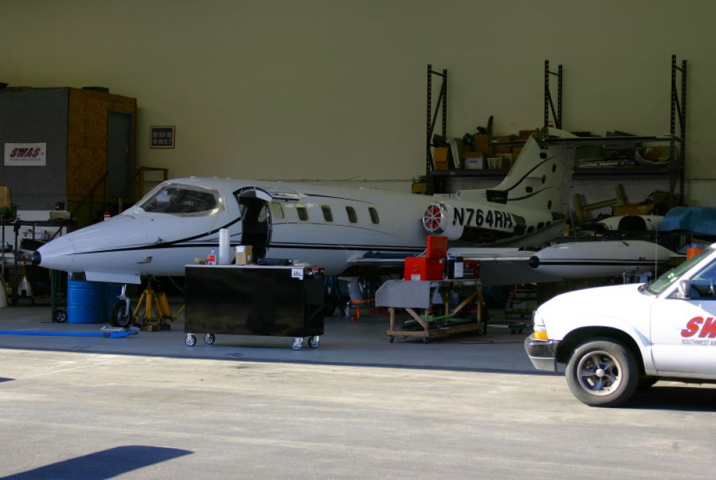 Learjet 25 (N764RH) - Taken at Torrance Airport, Ca while getting some maintenance done at Southwest Aircraft Services.