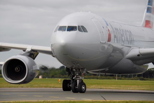 Airbus A330-200 (N280AY) - US722 taxies to the gate on arrival from Philadelphia, Dublin 30/07/2015.