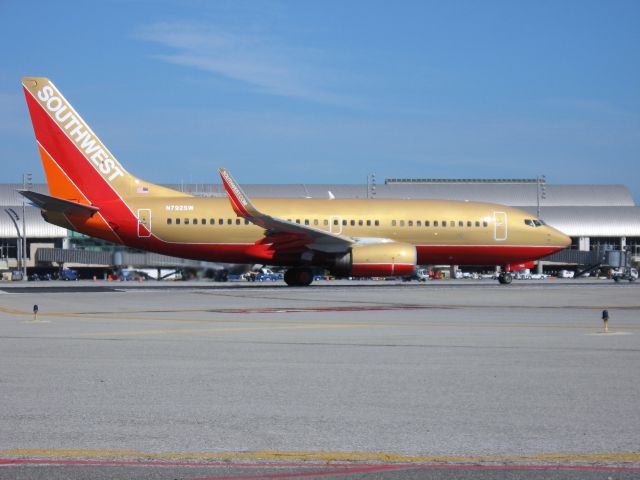 Boeing 737-700 (N792SW) - Holding on RWY 19R