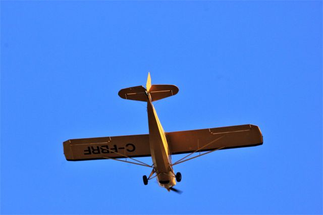 C-FBRF — - C-FBRF AERONCA CHAMPION 7ACX survolant le fleuve St-Laurent à Lavaltrie QC. le 15-07-2022 à 16:24