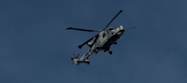 WESTLAND Super Lynx (ZZ-378) - Agusta Westland Wildcat ZZ378 in the vicinity of RNAS Yeovilton (EGDY) 18th Nov 2014 at 1220 GMT