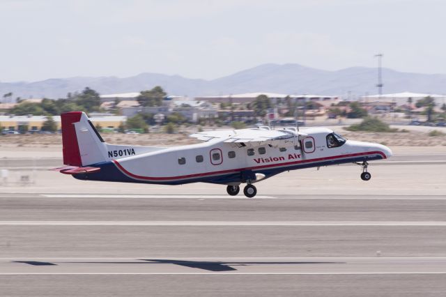 Fairchild Dornier 228 (N501VA) - Taken from the observation deck at the North Las Vegas Airport