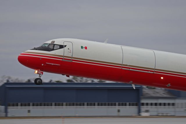 McDonnell Douglas MD-80 (XA-VDR) - VTM122 departing RWY 25 en route to Plan de Guadalupe Int'l - SLW / MMIO this afternoon (6 Dec 2020). The classic MD-83 freighter arrived last night from Laredo Intl – KLRD.