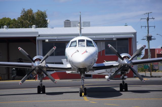 Fairchild Dornier SA-227DC Metro (VH-UZI) - awaiting cargo.