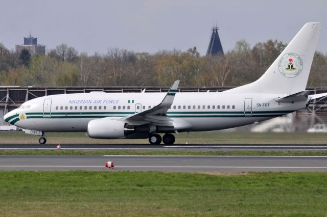Boeing 737-700 (5N-FGT) - Nigerian - Air Force (NGR)