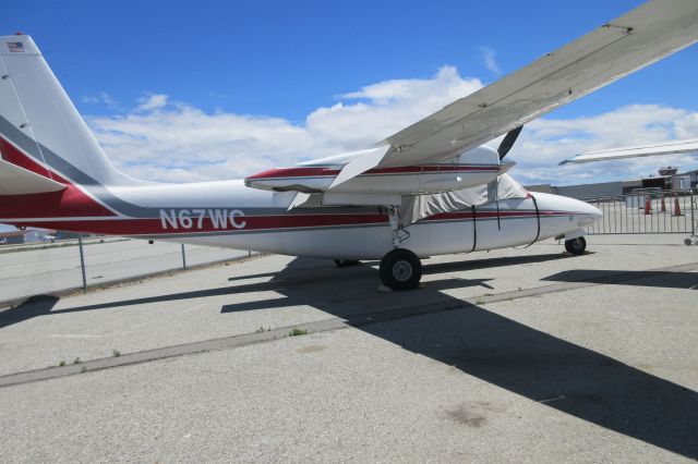 Aero Commander 500 (N67WC) - At the Hiller Aviation Museum at San Carlos Airport