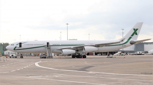 Airbus A340-300 (9H-BIG) - air x charter a340-313x 9h-big at shannon 9/5/20.