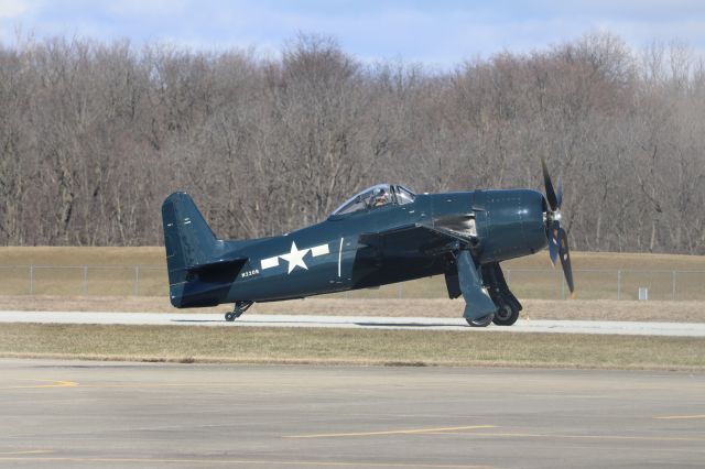 Grumman G-58 Bearcat (N2209) - Rare Grumman F8F Bearcat taxiing to take of on pilot recurrent training flights