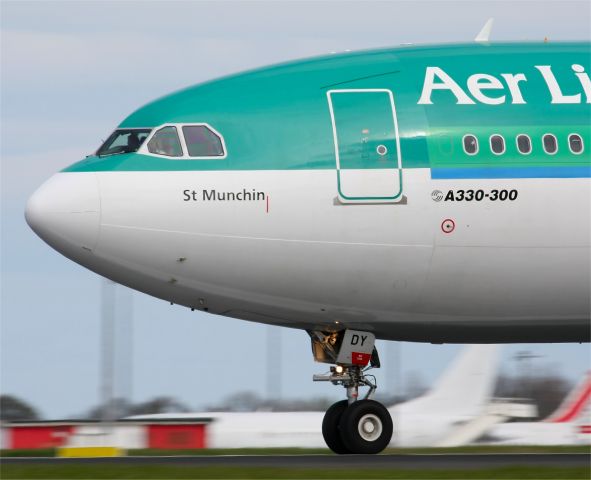 Airbus A330-300 (EI-EDY) - Departing Dublin, Ireland as the "Shamrock 125" bound for Chicago, USA