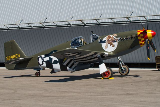 N515ZB — - The Berlin Express P51B Sitting after arriving for the Warbird Roundup! Full Quality Photo: a rel=nofollow href=http://www.airliners.net/photo/North-American-P-51B/2668893/L/&sid=9a3c603a12f6699c9804e7618c3cb428http://www.airliners.net/photo/North-American-P-51B/2668893/L/&sid=9a3c603a12f6699c9804e7618c3cb428/a