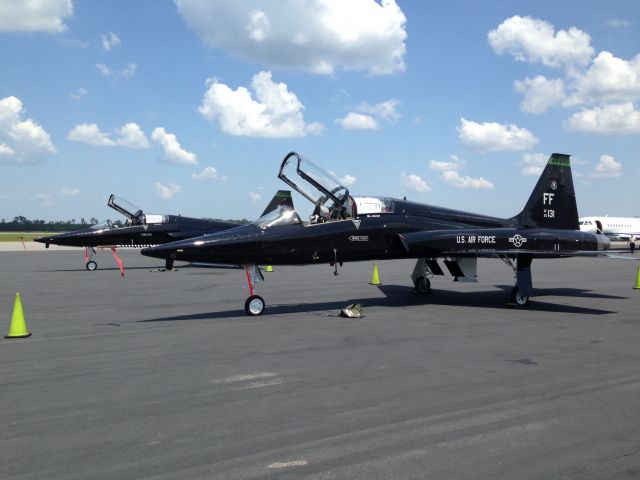 Northrop T-38 Talon — - 8/22/14 at  Sheltair FBO ramp