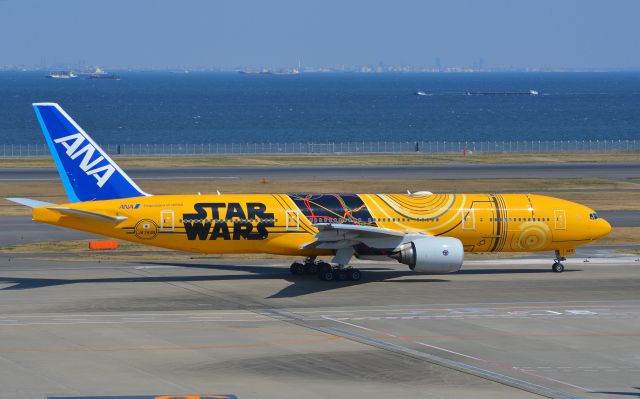 Boeing 777-200 (JA743A) - Ｃ－３ＰＯ　ＨＮＤ