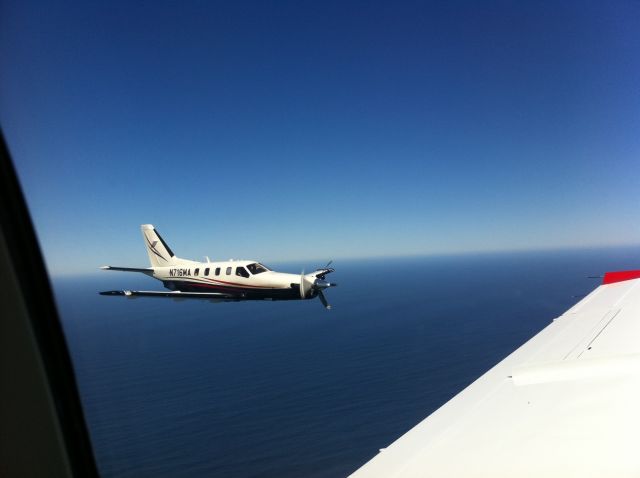 Socata TBM-700 (N716MA) - Flying over coast of Chile