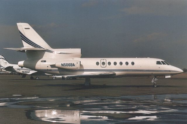 Dassault Falcon 50 (N506BA) - Parked on the Atlantic Aviation ramp in Mar-06.br /br /Reregistered N930JG 21-Apr-07.