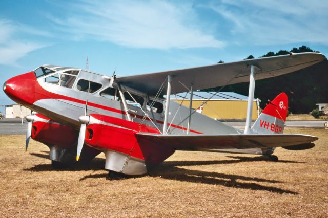 VH-BGP — - DE HAVILLAND DH-89B DOMINIE - REG : VH-BGP (CN 6648) - MOUNT GAMBIER AIRPORT SA. AUSTRALIA -YMTG 7/2/1977