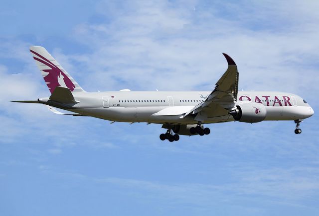 Airbus A350-900 (A7-AMI) - QATAR AIRWAYS - AIRBUS A350-941 - REG A7-AMI (CN 214) - ADELAIDE INTERNATIONAL AIRPORT SA. AUSTRALIA - YPAD 22/10/2019