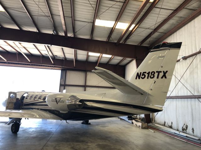 Cessna Citation V (N518TX) - inside Texas Jet 