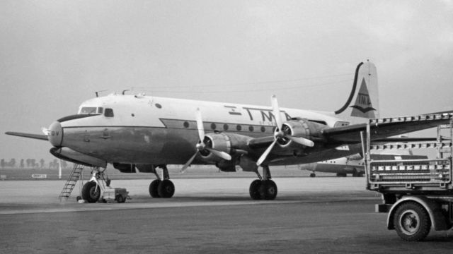 Douglas C-54 Skymaster (OD-ADV) - 1966 at Düsseldorf (EDDL)