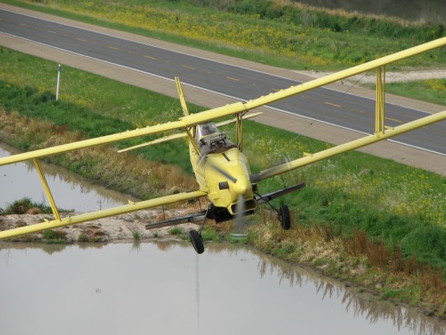 Mooney M-20 (N7509V) - Grumman G-164B Ag Cat