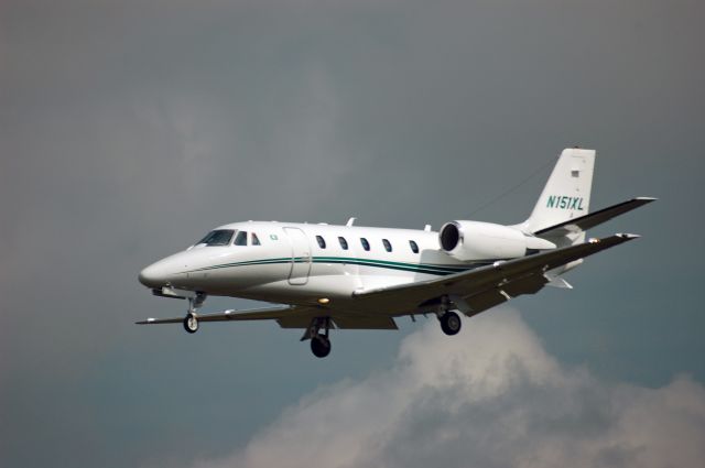 Cessna Citation V (N151XL) - 2014 Cessna 560XL Citation XLS+ (560-6151). Inbound from Gastonia Municipal Airport (KAKH). Sep. 11, 2019