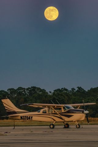 N3784Y — - ...against the backdrop of the moon