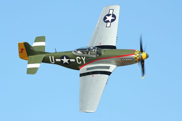 North American P-51 Mustang (N5428V) - Airshow photo pass.