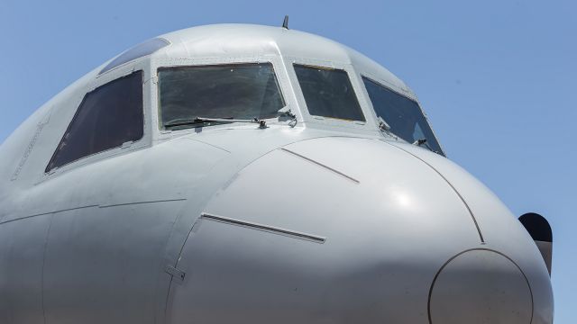 — — - P3 Orion, on static display at the RAAF open day.