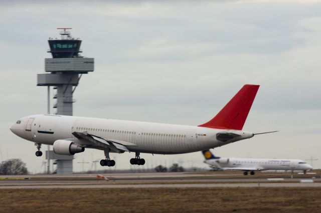 Airbus A300F4-600 (D-AEAG) - t&g...training on Leipzig EDDP