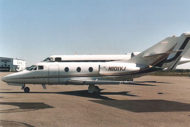 Dassault Falcon 10 (N101VJ) - Parked on the Atlantic Aviation ramp in May-06.br /br /Reregistered N100ND 28-Aug-10.