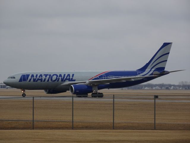 Airbus A330-200 (N819CA) - National Cargo A330-200 Landing in Fargo From KRIV transporting the National Guard