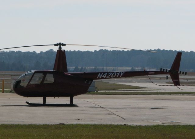 Robinson R-44 (N4201Y) - Parked at Shreveport Regional.