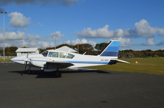 Piper Aztec (VH-KNY) - Aztec VH-KNY at Flinders Island, June 2017